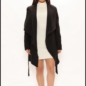 Fashion‎ Nova Manhatten coat Black